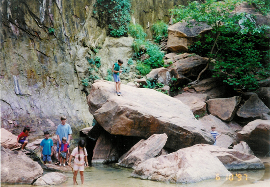 Burnett Family Reunion in Zion National Park